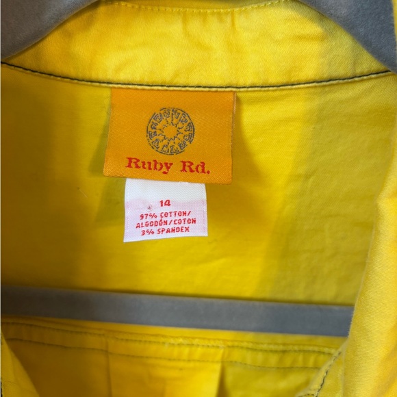 Ruby Rd. Vibrant Yellow Jacket - Picture 2 of 7